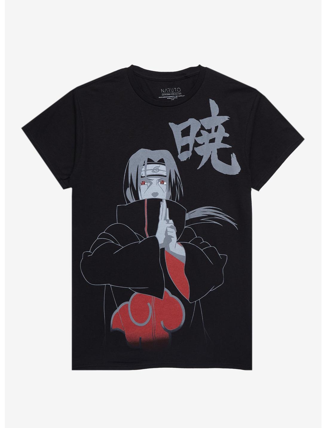 Naruto Shippuden Itachi Tonal Jumbo Print T-Shirt | Hot Topic