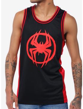 Marvel Spider-Man: Across The Spider-Verse Miles Basketball Jersey, , hi-res