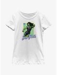 Marvel She-Hulk Punch Portrait Youth Girls T-Shirt, WHITE, hi-res
