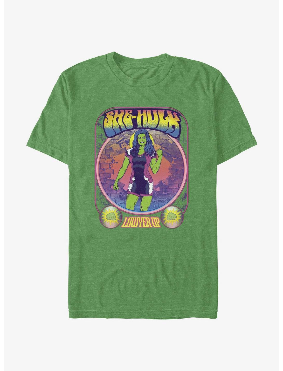 Marvel She-Hulk Retro Portrait T-Shirt, KEL HTR, hi-res