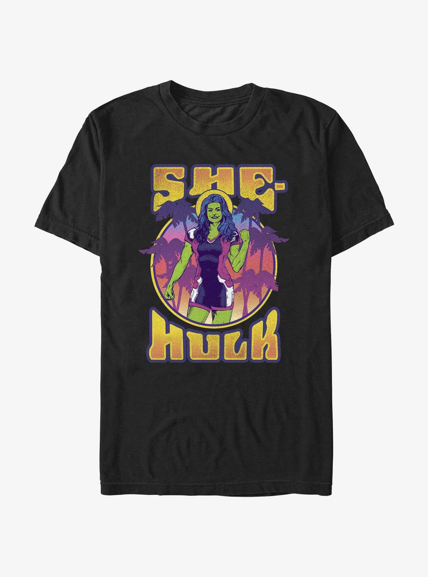 Marvel She-Hulk Tropical Portrait T-Shirt, , hi-res