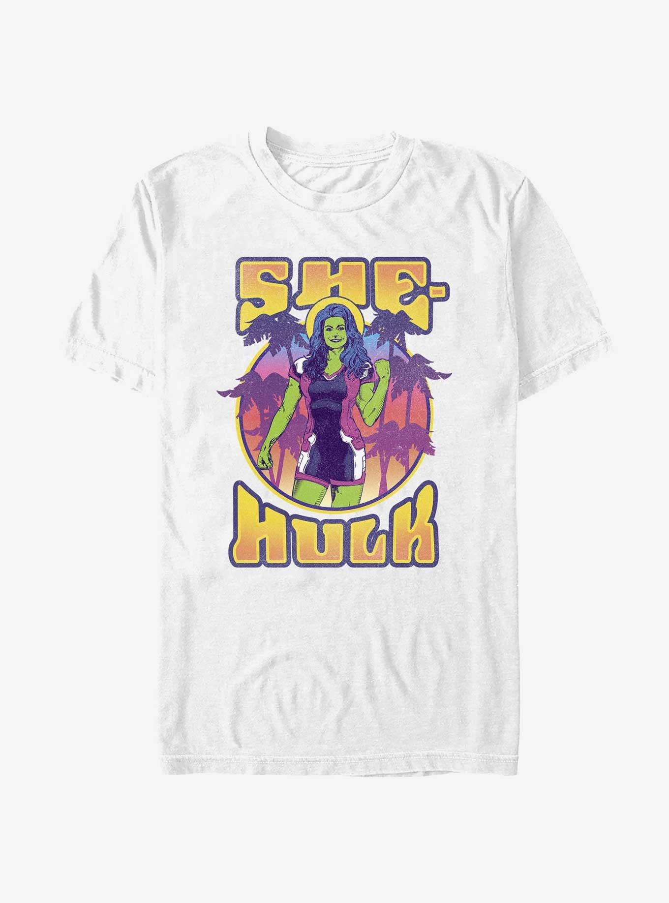 Marvel She-Hulk Tropical Portrait T-Shirt, , hi-res