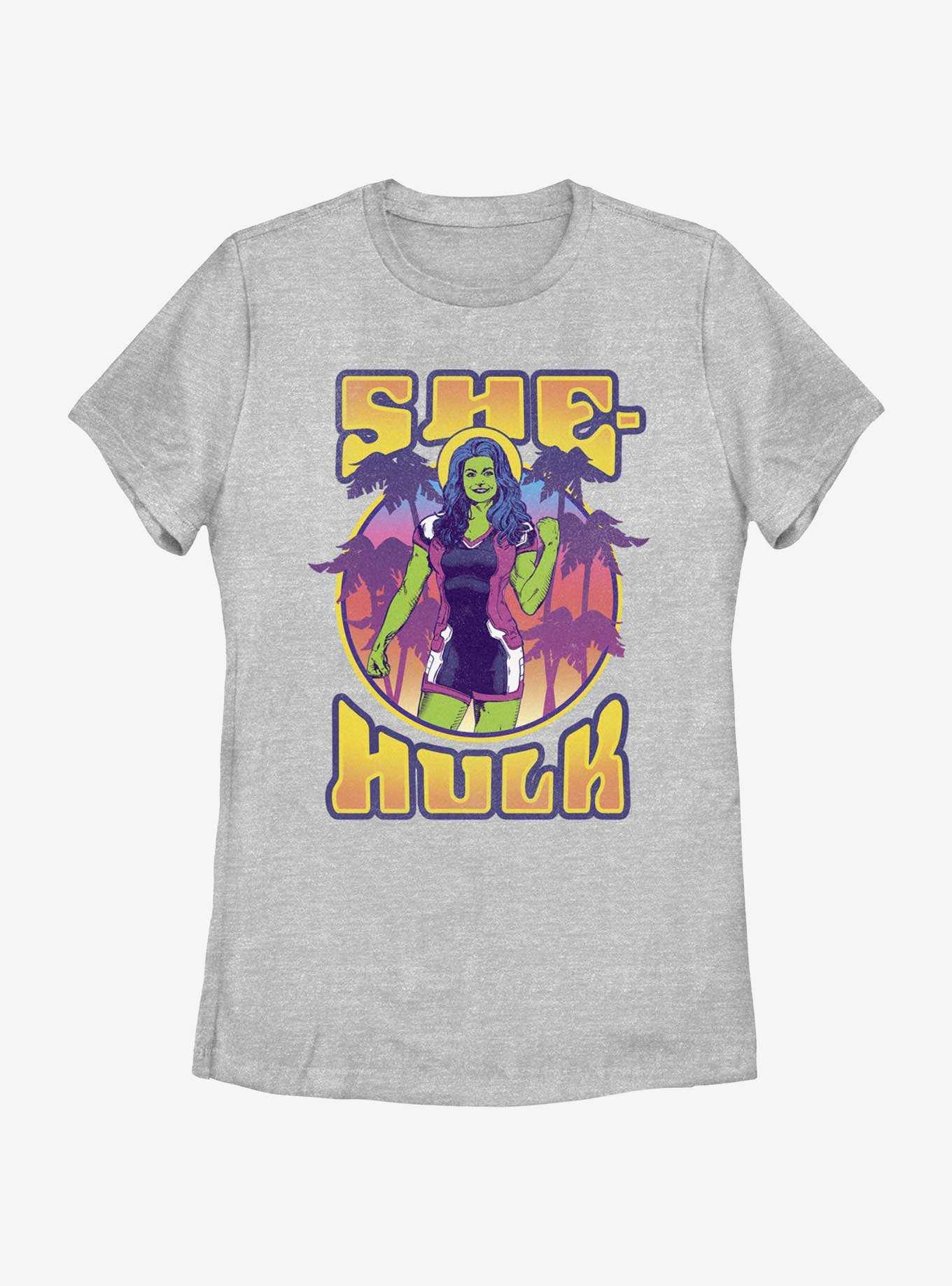 Marvel She-Hulk Tropical Portrait Womens T-Shirt, , hi-res