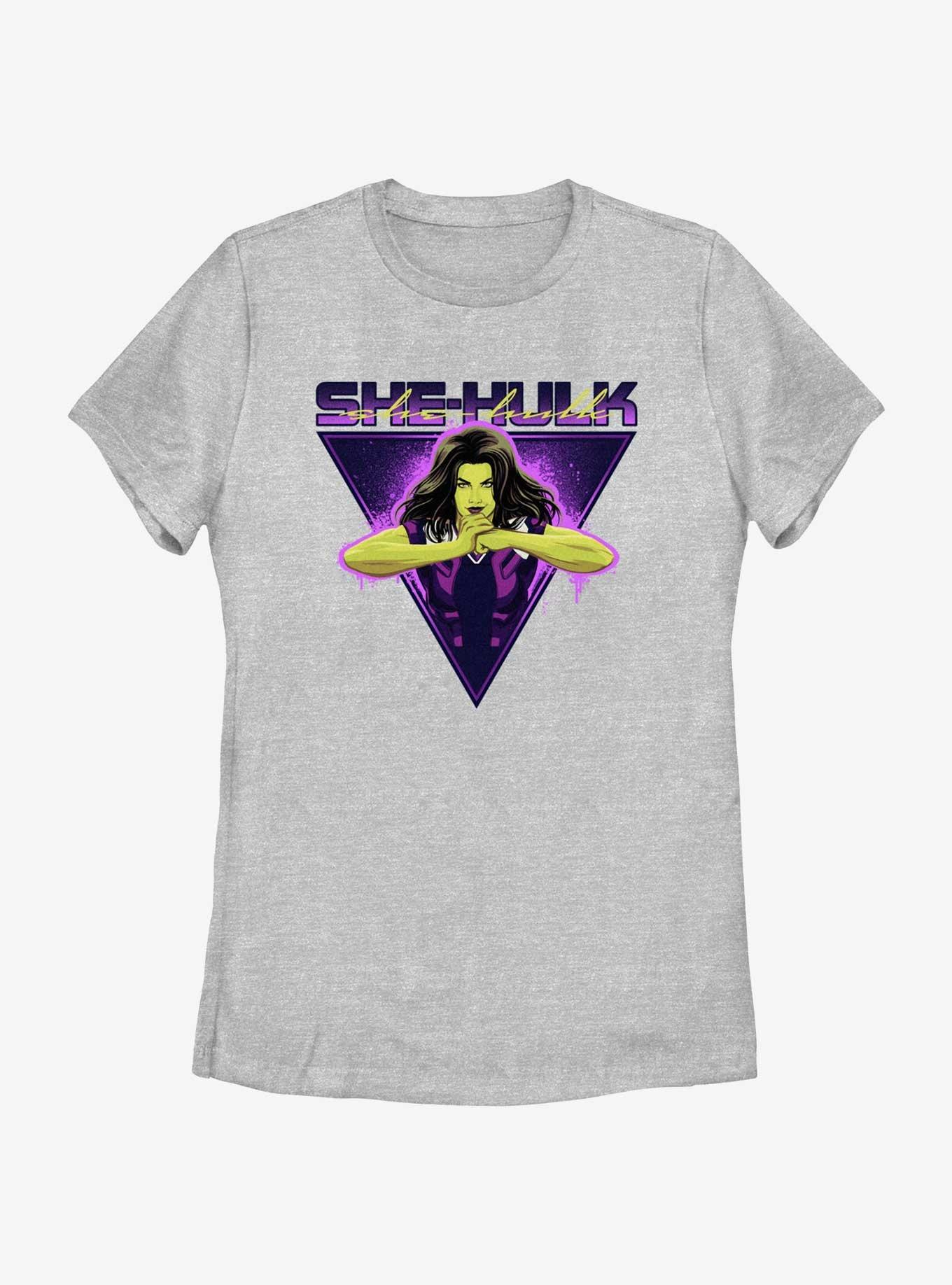 Marvel She-Hulk Triangular Portrait  Womens T-Shirt, ATH HTR, hi-res