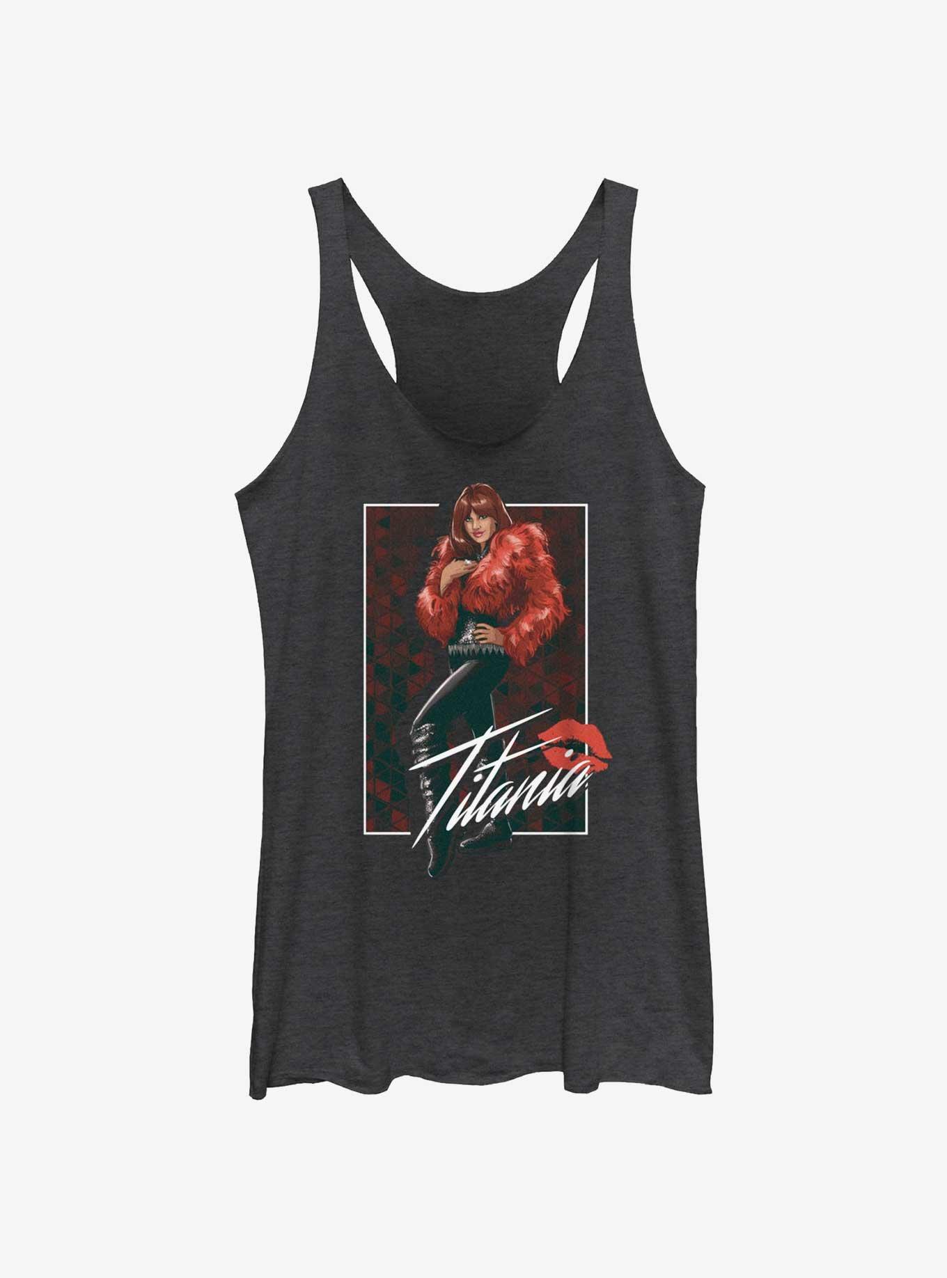 Marvel She-Hulk Titania Portrait Womens Tank Top, BLK HTR, hi-res