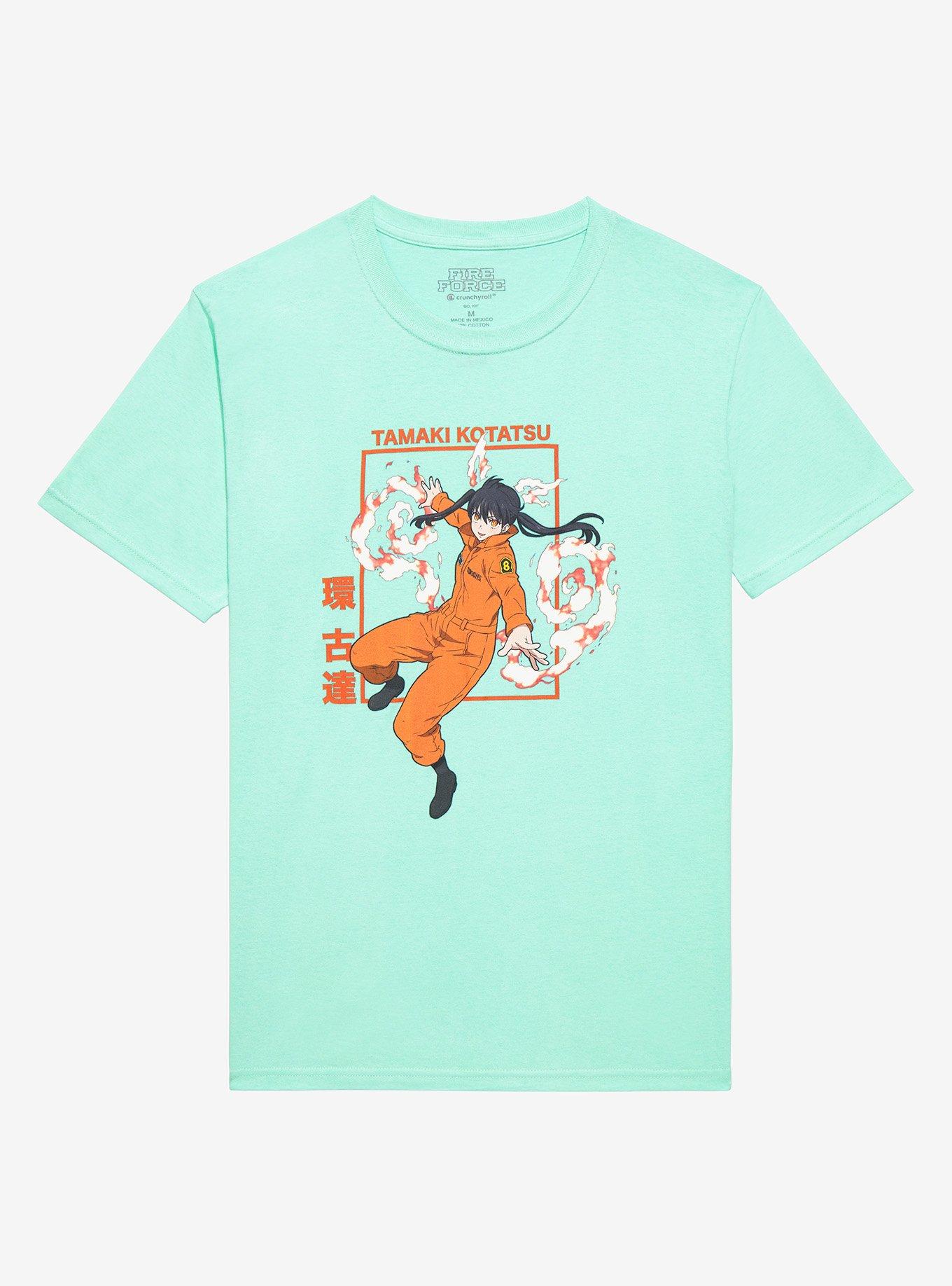 Fire Force Tamaki T-Shirt, BLUE, hi-res