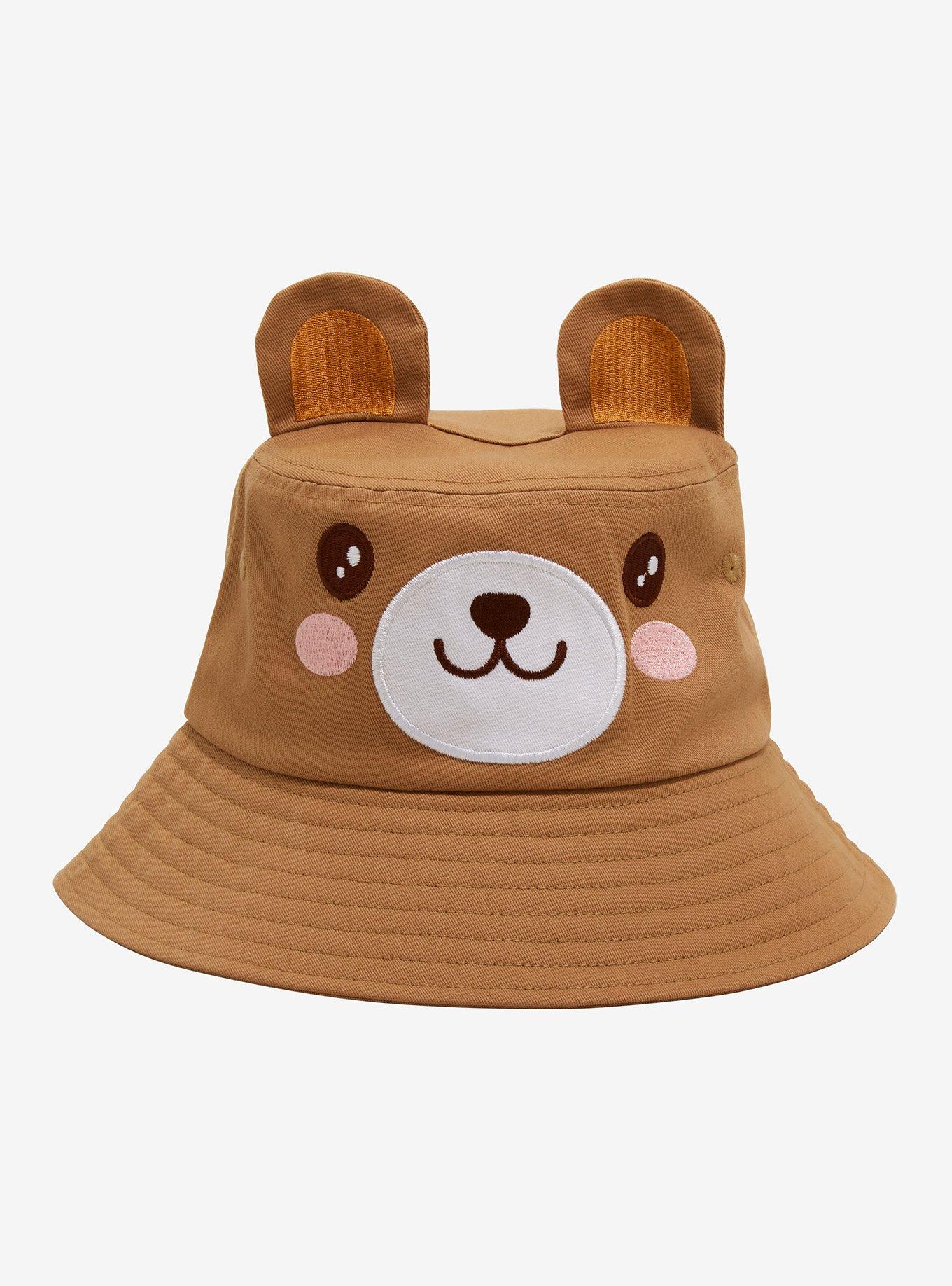 Teddy Bear 3D Ears Bucket Hat