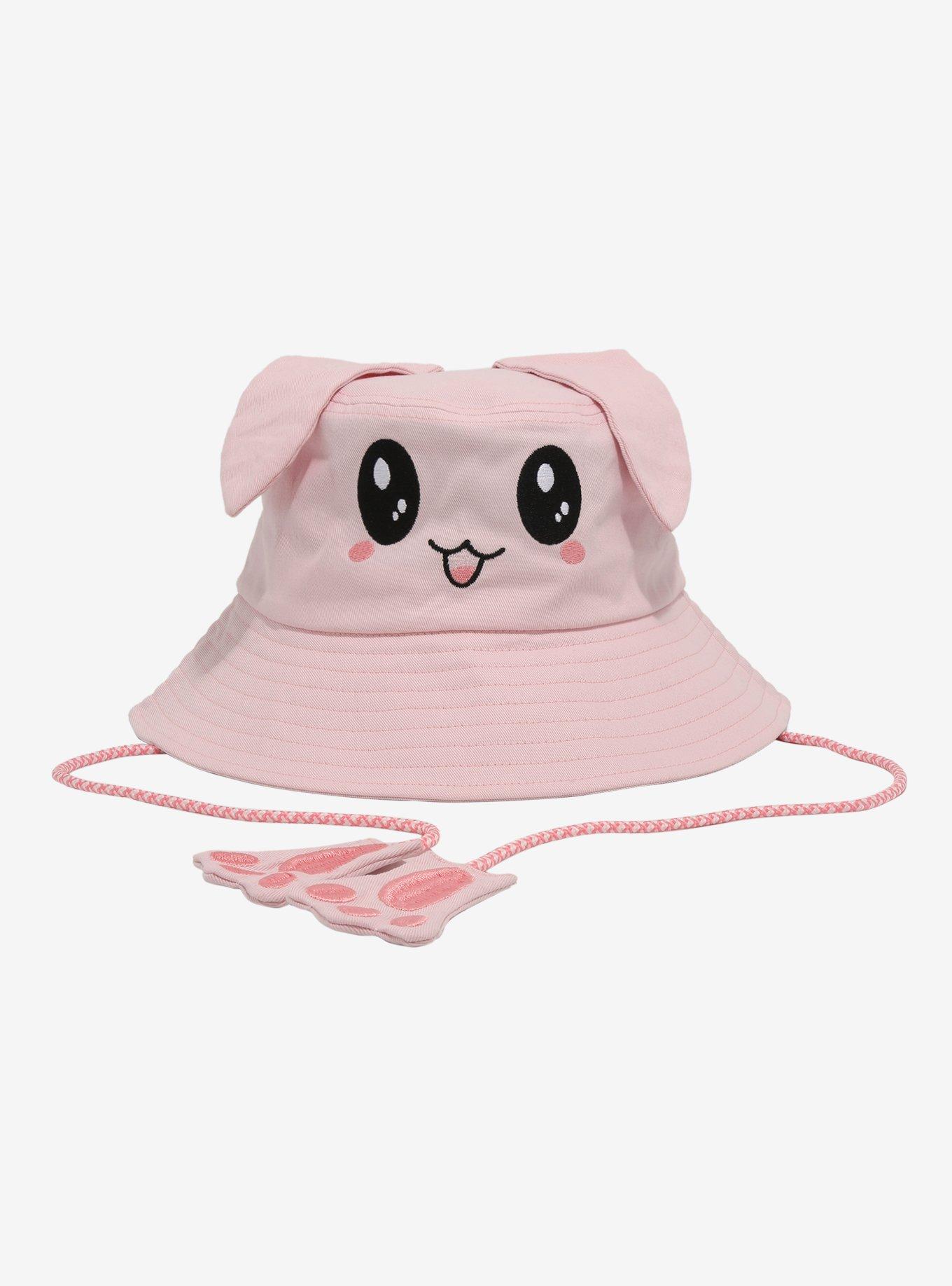 Harajuku Hip Hop Light Pink Bucket Hat Fashionable, Funny, And Sun