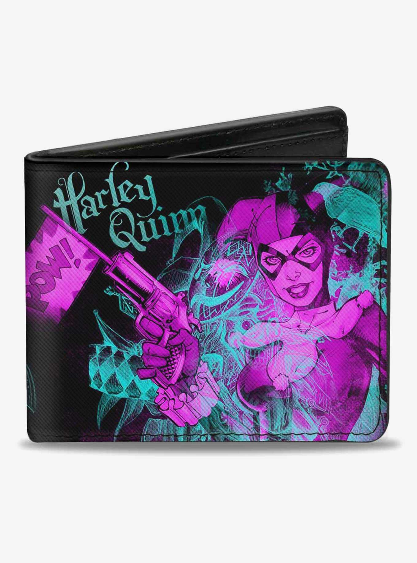 DC Comics Harley Quinn Joker Bifold Wallet, , hi-res
