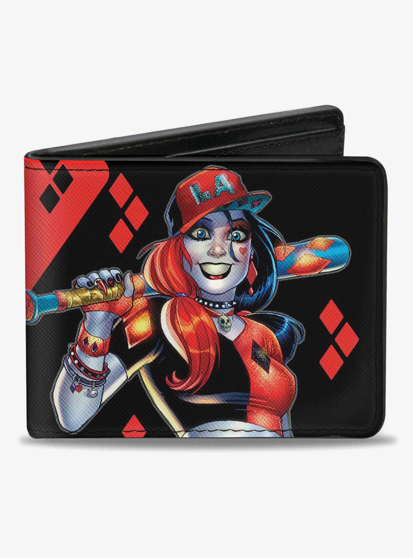 DC Comics Harley Quinn La Baseball Bifold Wallet, , hi-res