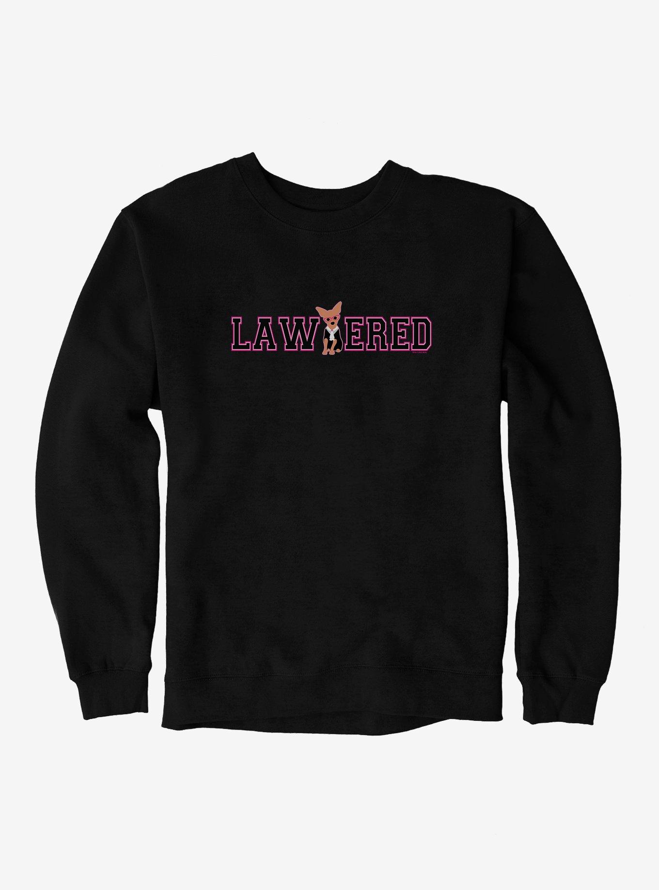 Legally Blonde Bruiser Lawyered Sweatshirt, BLACK, hi-res