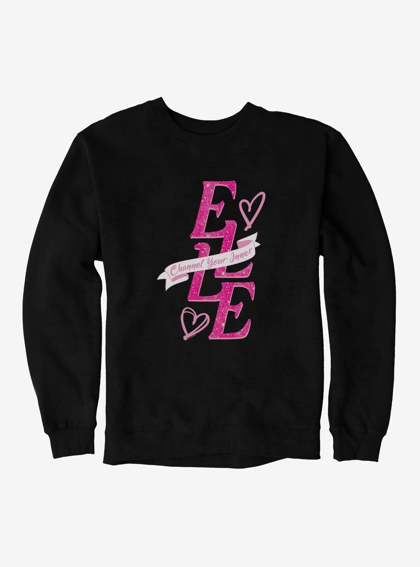 Legally Blonde Channel Your Inner Elle Sweatshirt, BLACK, hi-res