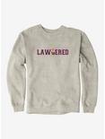 Legally Blonde Bruiser Lawyered Sweatshirt, OATMEAL HEATHER, hi-res