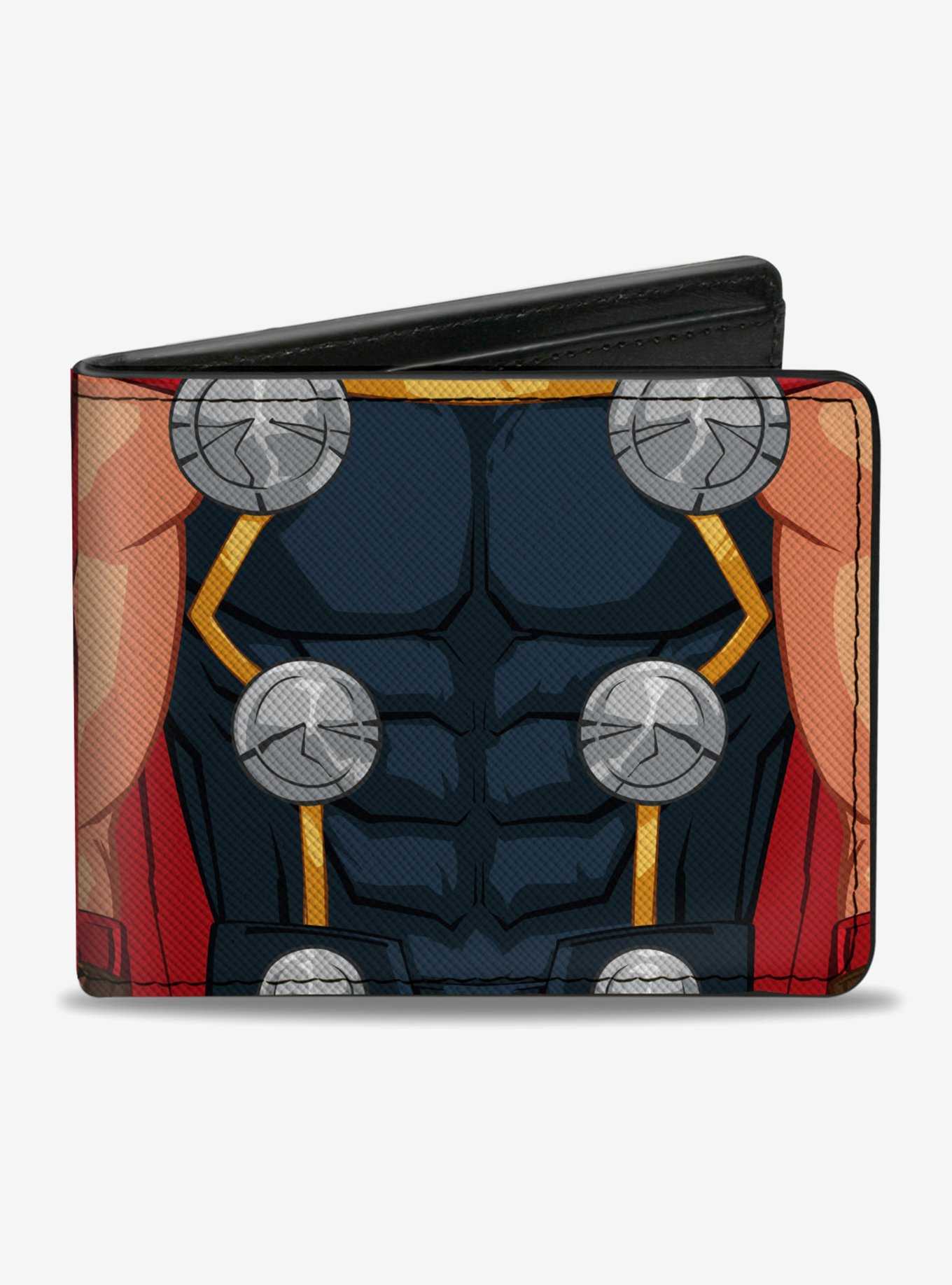 Marvel Thor Close Up Front And Back Bifold Wallet, , hi-res