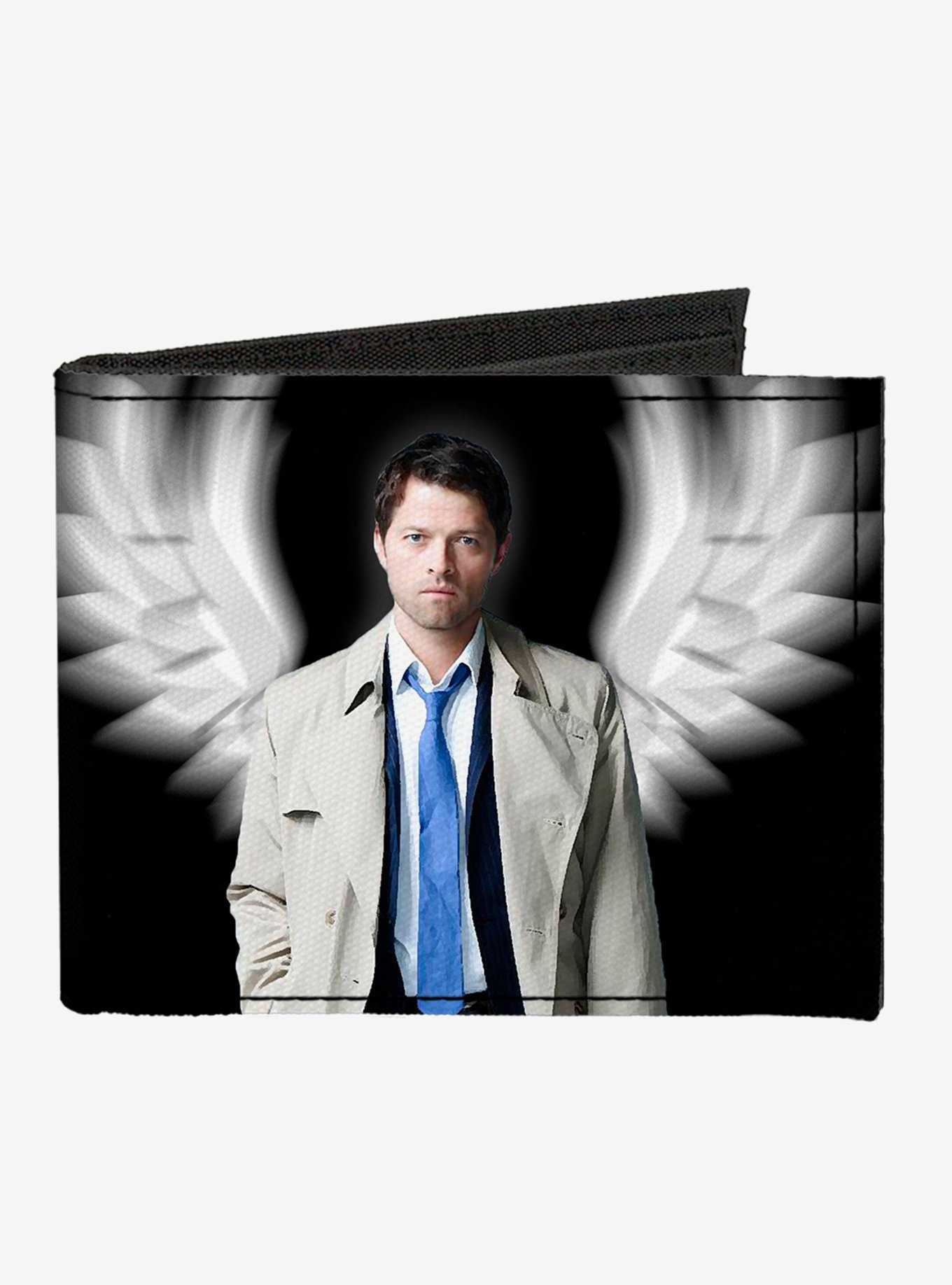 Supernatural Castiel Angel Wings Bifold Wallet, , hi-res