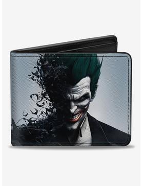 DC Comics Batman Joker Face Bats Bifold Wallet, , hi-res