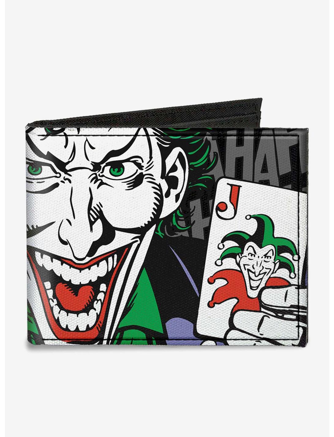 DC Comics Batman Joker Haha Close Up Bifold Wallet, , hi-res