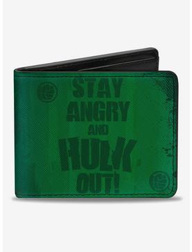 Marvel Hulk Stay Angry And Hulk Out Bifold Wallet, , hi-res