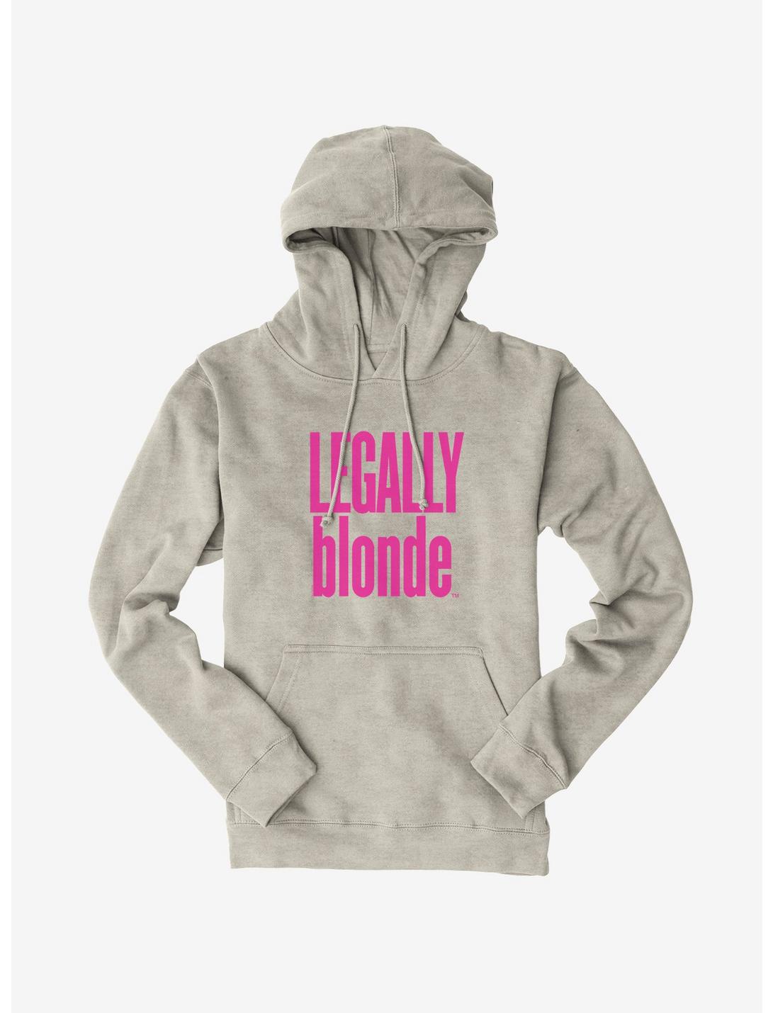 Legally Blonde Title Logo Hoodie, OATMEAL HEATHER, hi-res