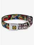 Marvel Doctor Strange Comic Book Title Seatbelt Buckle Dog Collar, MULTI, hi-res
