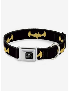 DC League of Super Pets Bat Logo Buckle Dog Collar, , hi-res