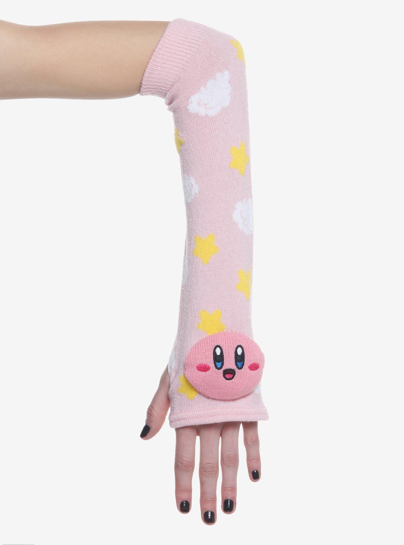Kirby Star Cloud Plush Arm Warmers, , hi-res