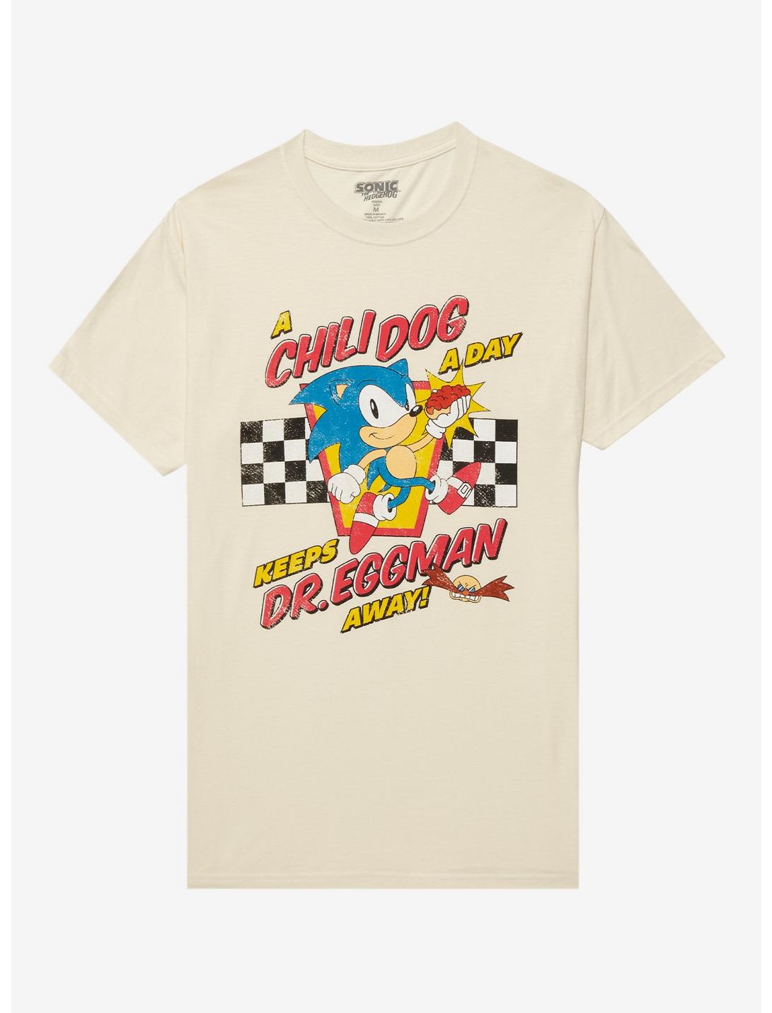 Sonic The Hedgehog Chili Dog T-Shirt, MULTI, hi-res