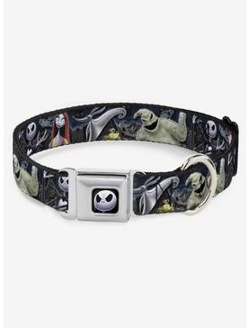 Disney Nightmare Before Christmas Character Group Cemetery Seatbelt Buckle Dog Collar, , hi-res