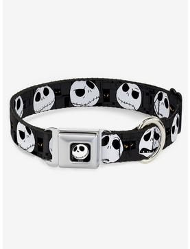 Plus Size Disney Nightmare Before Christmas Jack Expressions Seatbelt Buckle Dog Collar, , hi-res