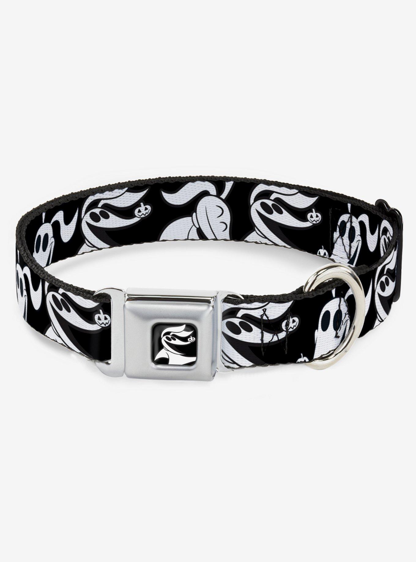 Disney Nightmare Before Christmas Zero Expressions Seatbelt Buckle Dog Collar, , hi-res