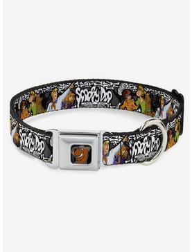 Scooby-Doo! Group Pose Bones Seatbelt Buckle Dog Collar, , hi-res