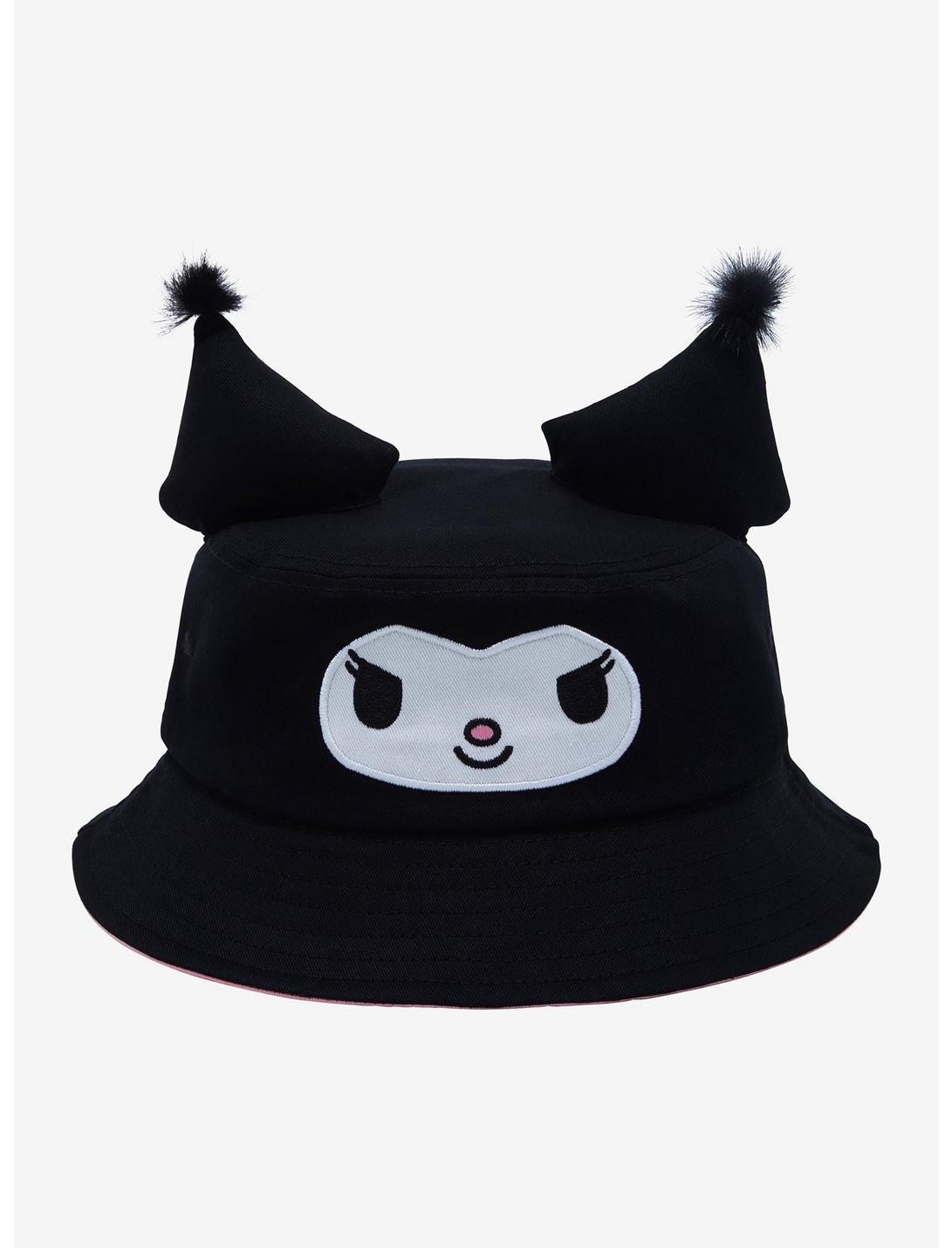 Kuromi 3D Ears Bucket Hat, , hi-res