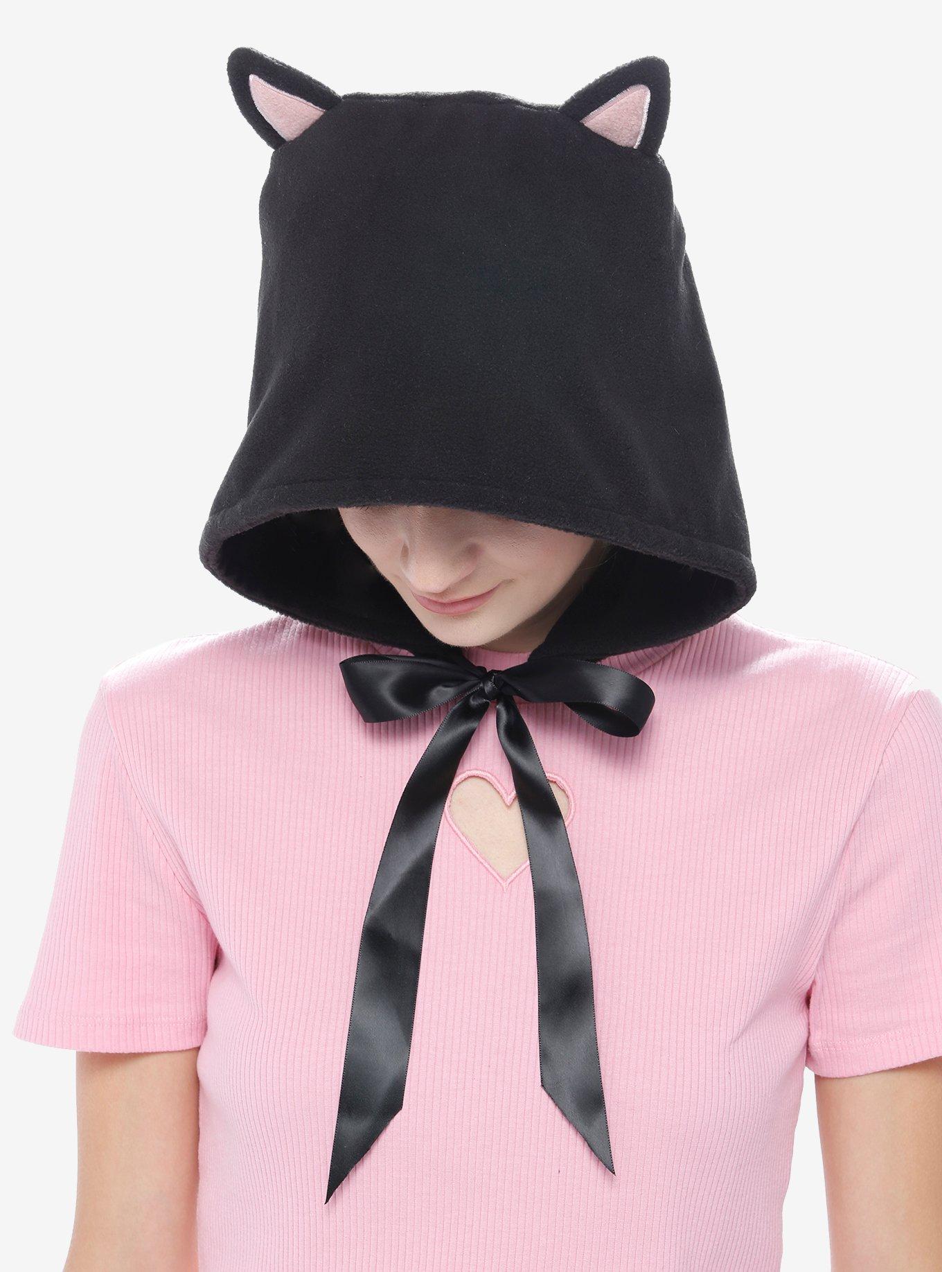 Black Cat 3D Ear Hood | Hot Topic