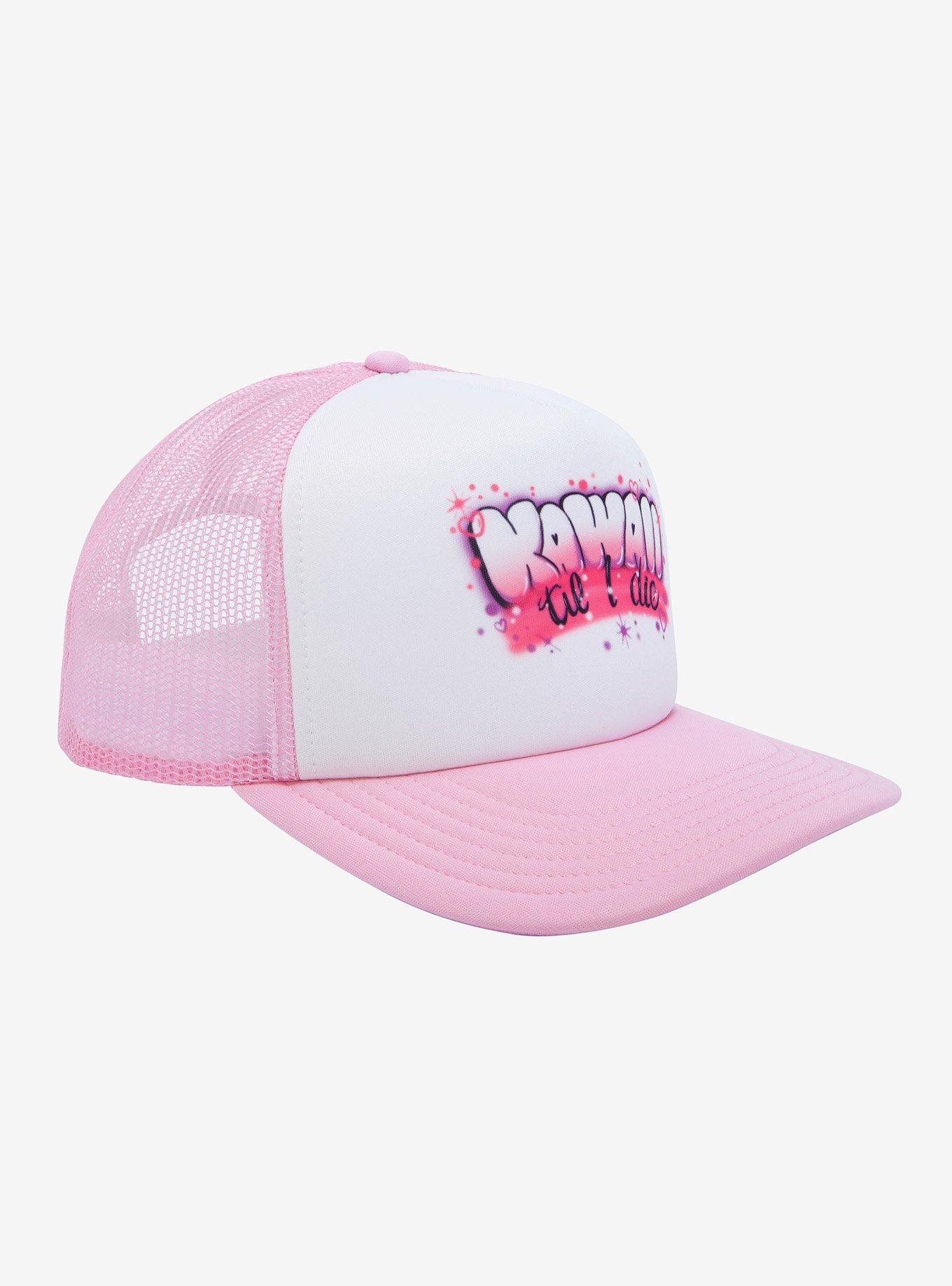Kawaii Airbrush Trucker Hat, , hi-res