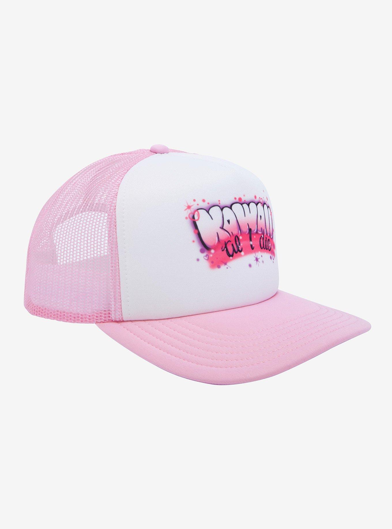 Personalize Pool Hair Dont Care Flamingo Trucker Cap