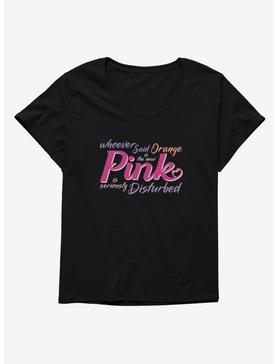 Legally Blonde Orange Is The New Pink Disturbed Womens T-Shirt Plus Size, , hi-res