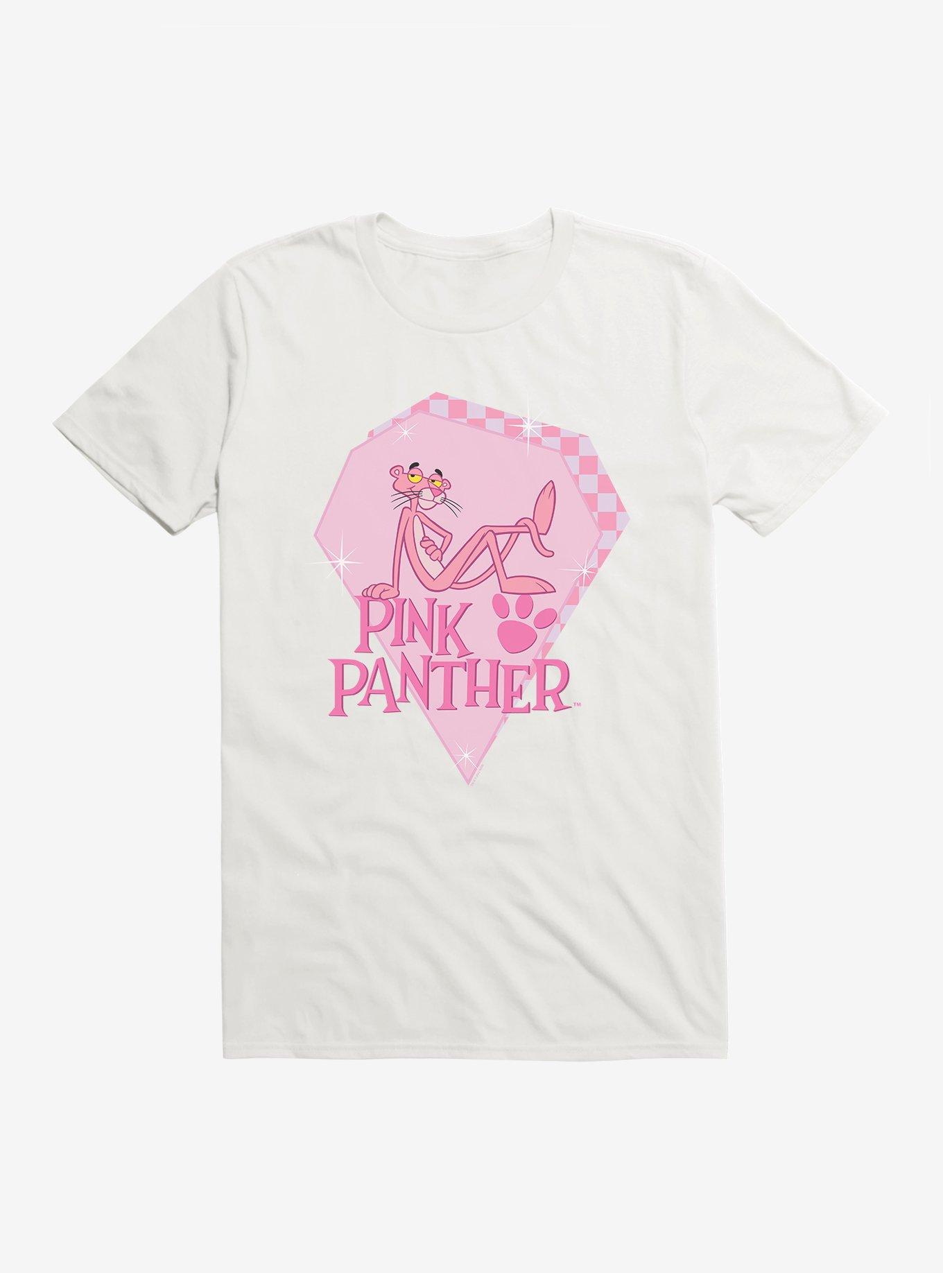 Pink Panther Diamond T-Shirt, WHITE, hi-res