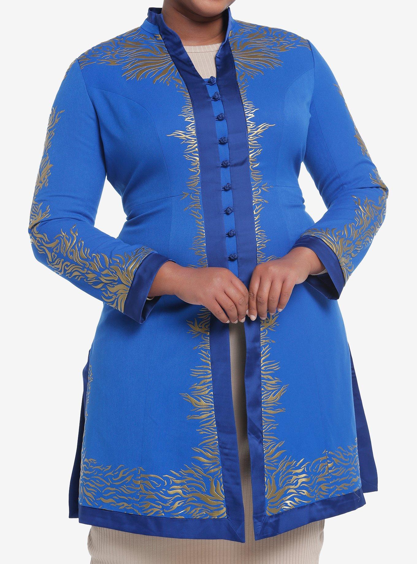 Shadow And Bone Alina Kefta Coat Plus Size, BLUE, hi-res