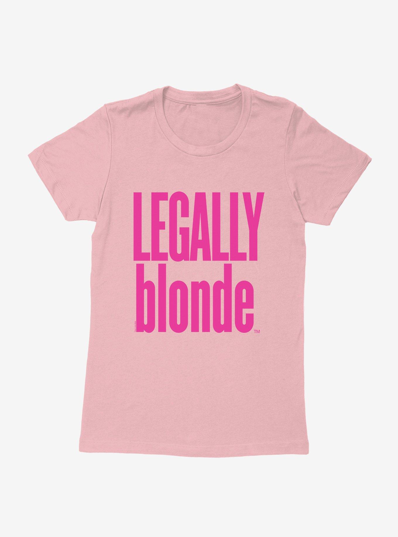 Legally Blonde Title Logo Womens T-Shirt