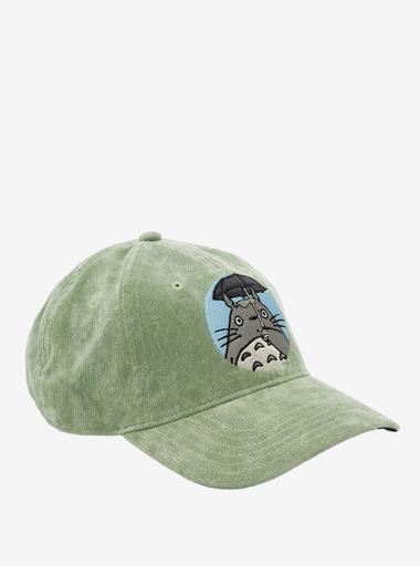 Studio Ghibli My Neighbor Totoro Cherry Blossom Totoro Ball Cap Hat Studio Ghibli My Neighbor Totoro Sakura Corduroy Dad Cap Hat  main image 4