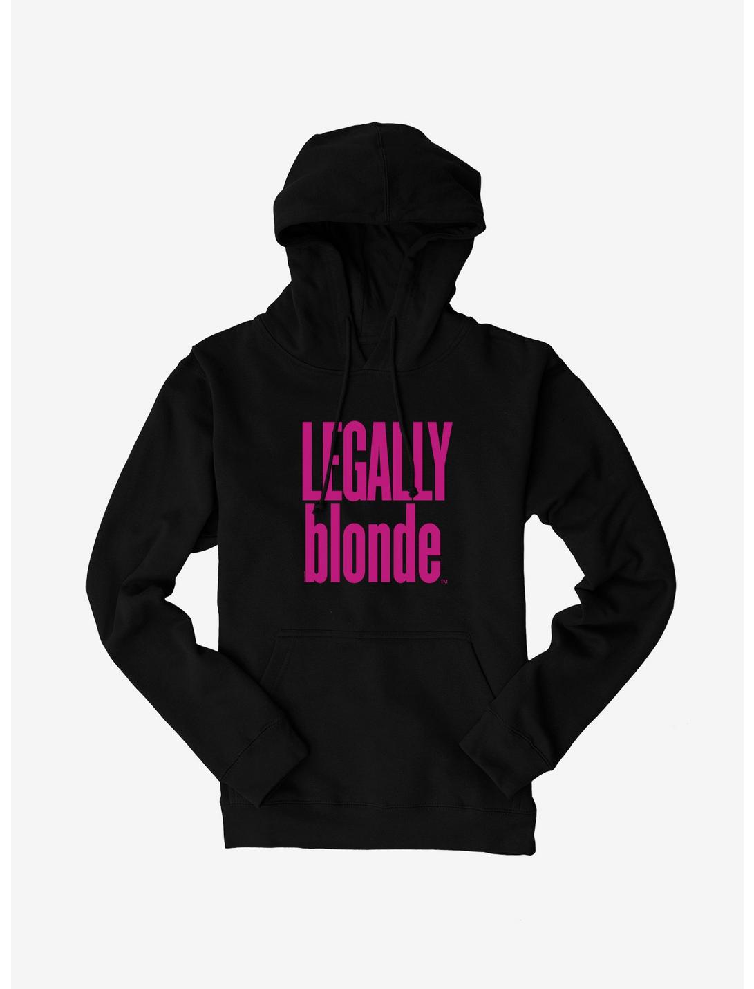 Legally Blonde Title Logo Hoodie, BLACK, hi-res