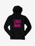 Legally Blonde Title Logo Hoodie, BLACK, hi-res