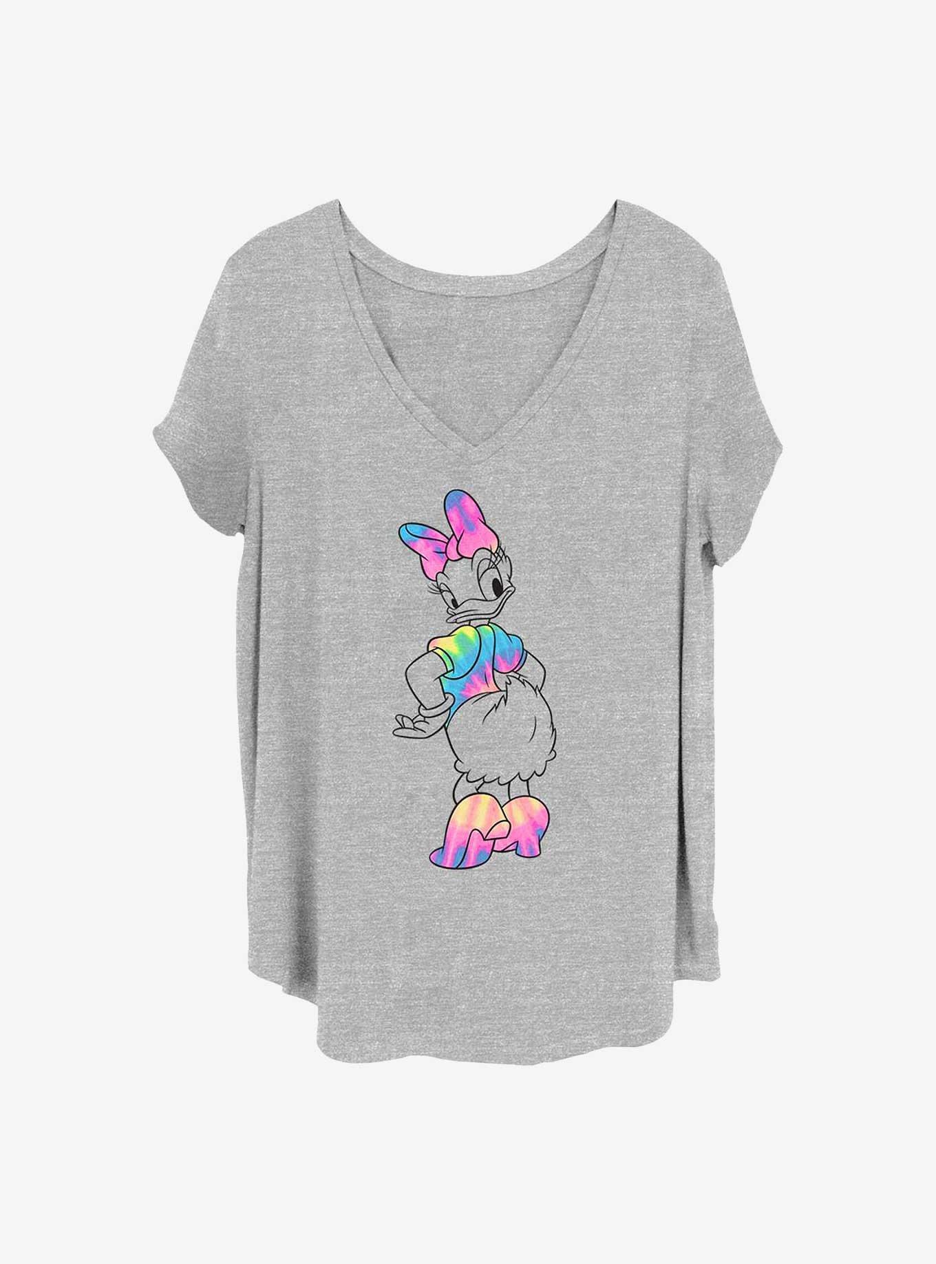 Disney Daisy Duck Daisy Dye Girls T-Shirt Plus Size, HEATHER GR, hi-res