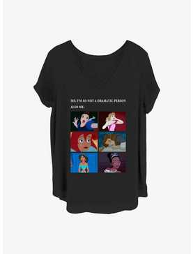 Disney Princesses Drama Meme Girls T-Shirt Plus Size, , hi-res