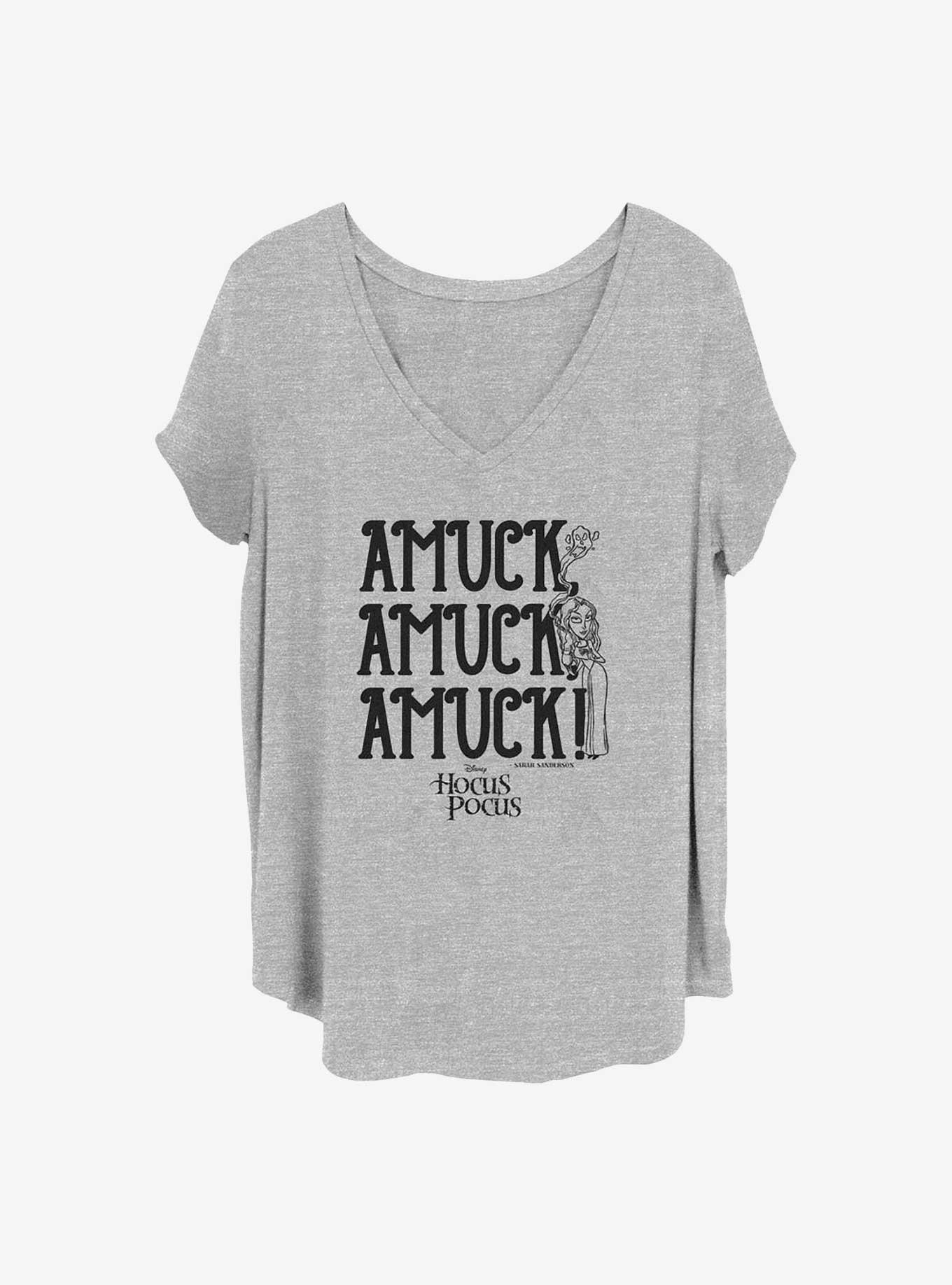 Disney Hocus Pocus Amuck Girls T-Shirt Plus Size, HEATHER GR, hi-res