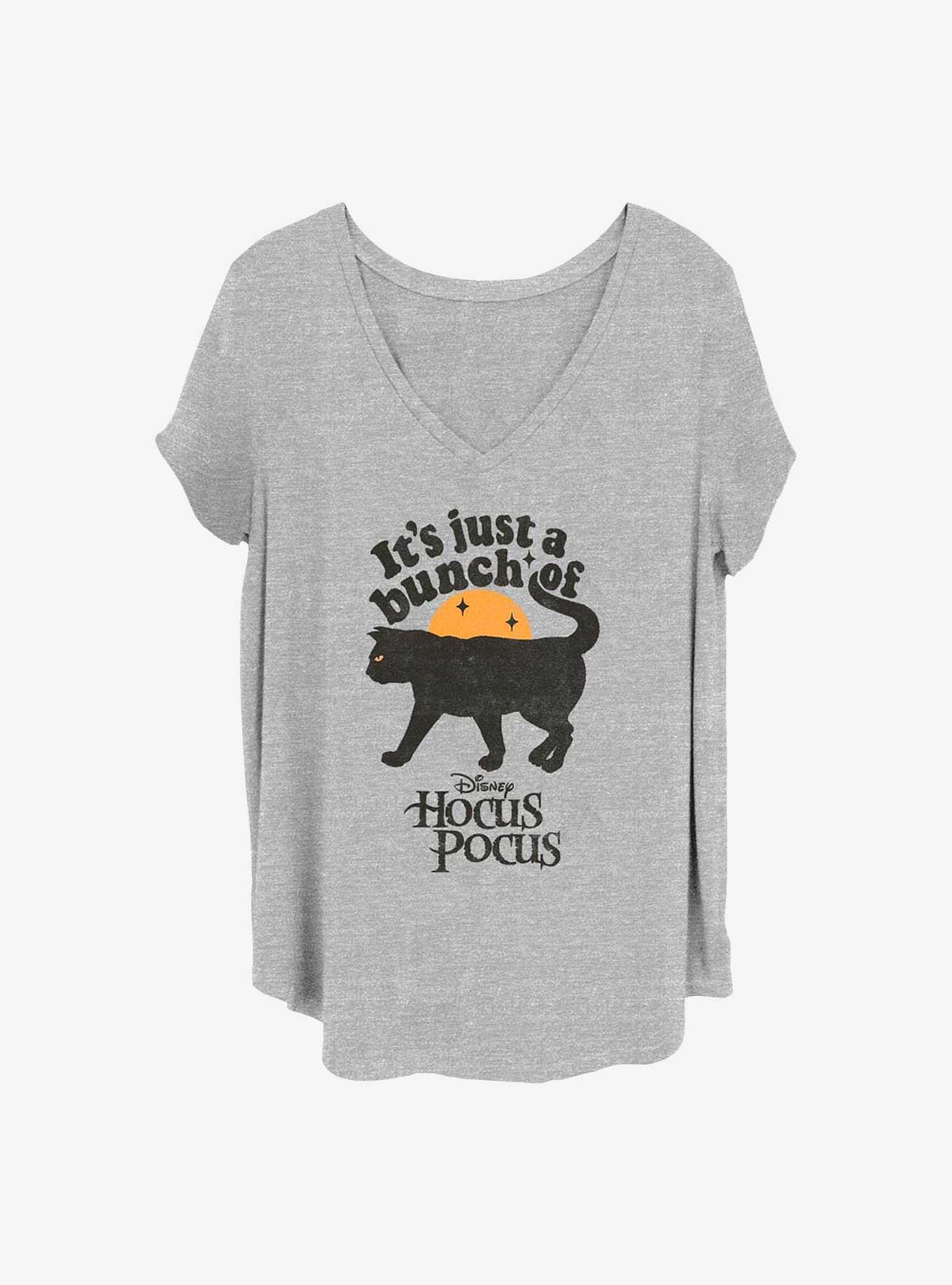 Disney Hocus Pocus Just A Bunch Of Hocus Pocus Girls T-Shirt Plus Size, HEATHER GR, hi-res