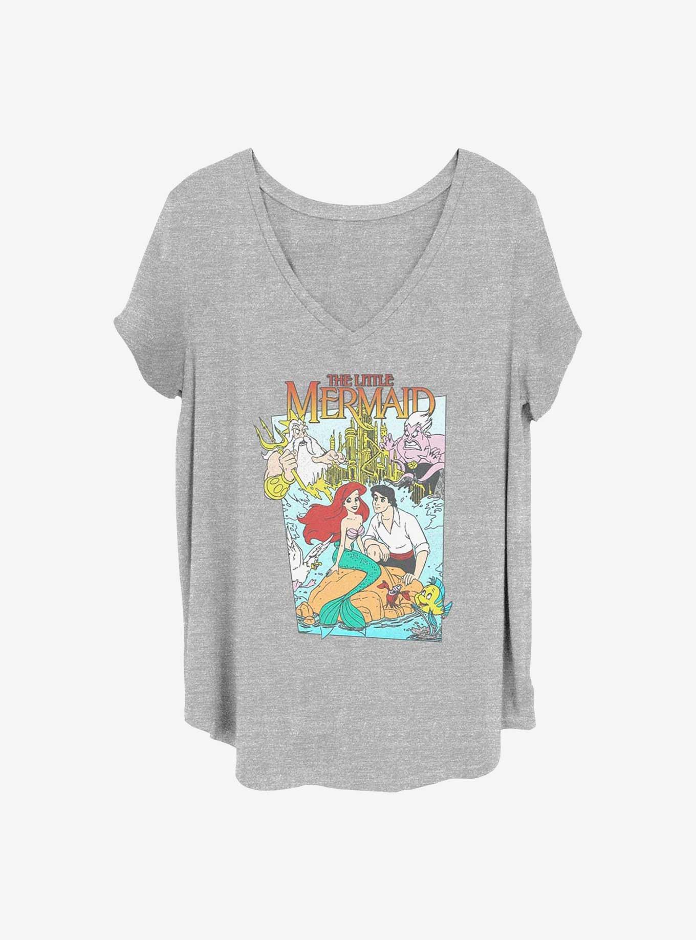 Disney The Little Mermaid Cover Girls T-Shirt Plus Size, , hi-res