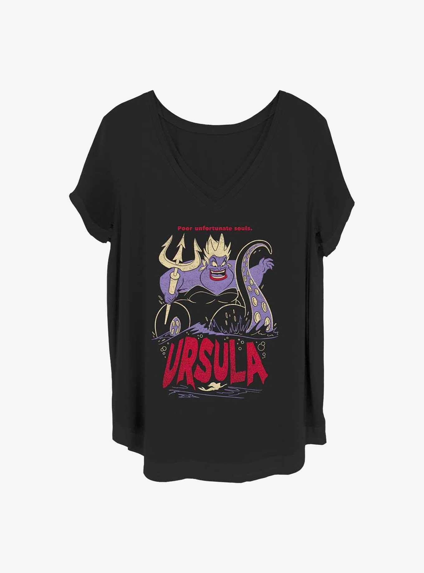 Disney The Little Mermaid Ursula The Sea Witch Girls T-Shirt Plus Size, , hi-res