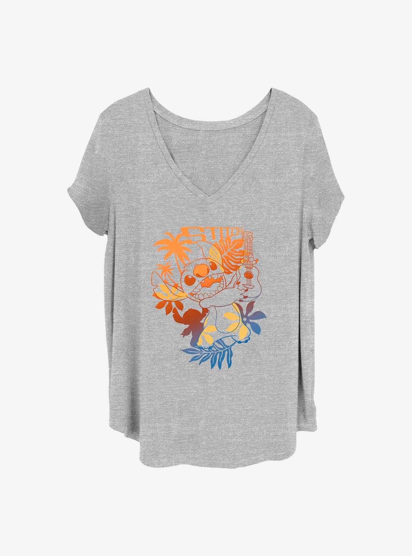 Disney Lilo & Stitch Aloha Stitch Girls T-Shirt Plus Size, , hi-res