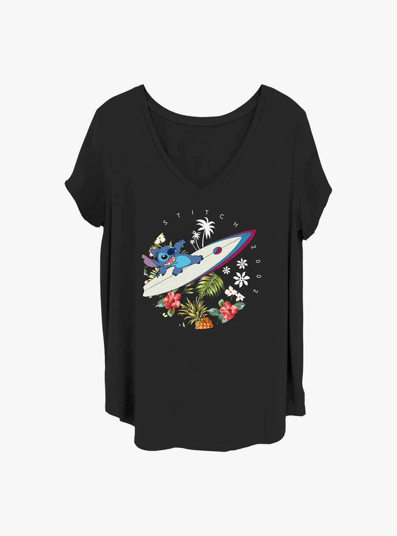Disney Lilo & Stitch Surfer Dude Girls T-Shirt Plus Size, , hi-res